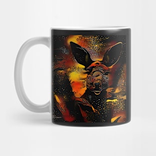 Australian Kangaroo art Mug